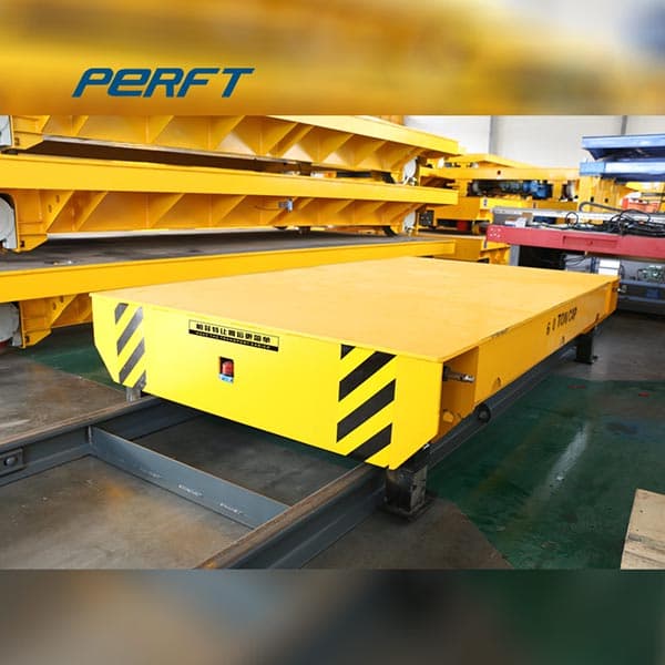 Battery Operated Transfer Trolley For Concrete Factory 25 Ton